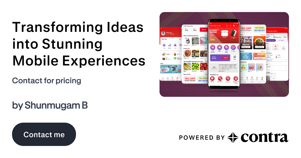 Transforming Ideas Into Stunning Mobile Experiences By Shunmugam B