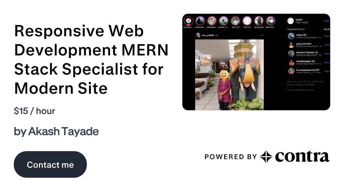 Responsive Web Development MERN Stack Specialist for Modern Site by ...