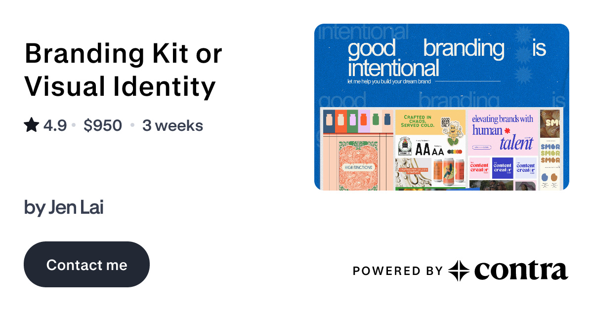 Branding Kit or Visual Identity by Jen Lai