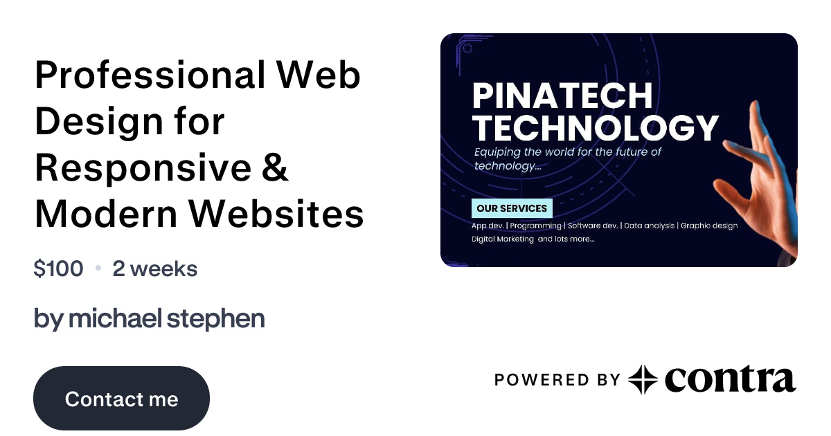 Professional Web Design for Responsive & Modern Websites by michael stephen