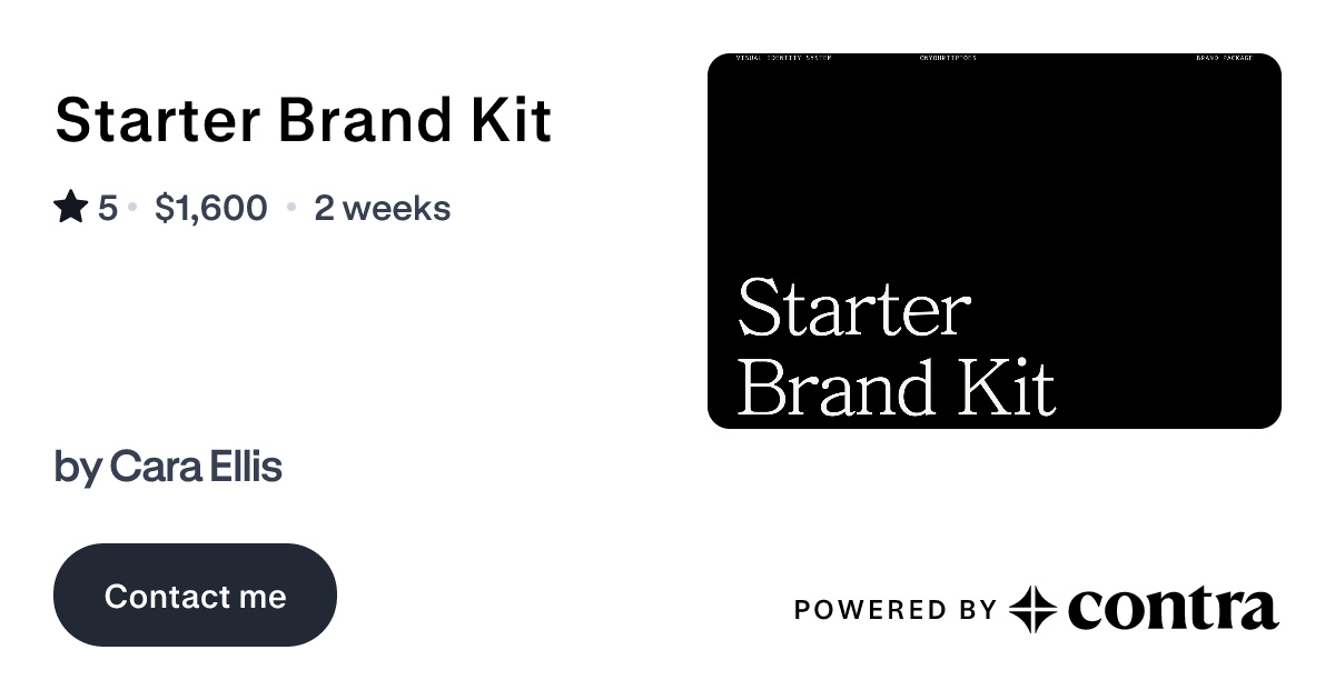 Starter Brand Kit by Cara Ellis