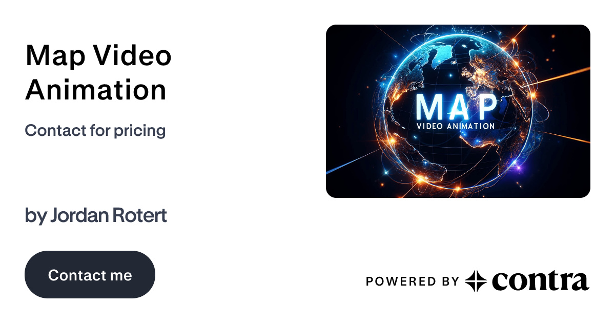 Map Video Animation by Jordan Rotert