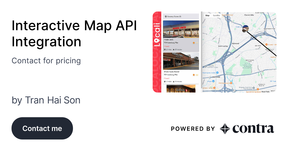 google map api integration in html