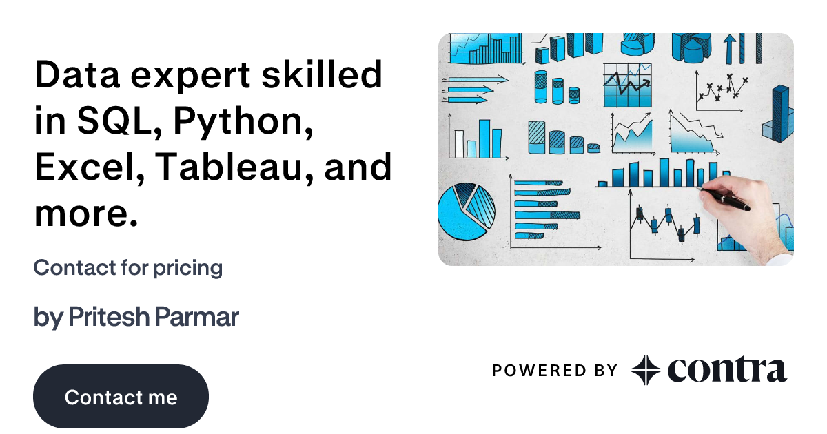 Data expert skilled in SQL, Python, Excel, Tableau, and more. by ...