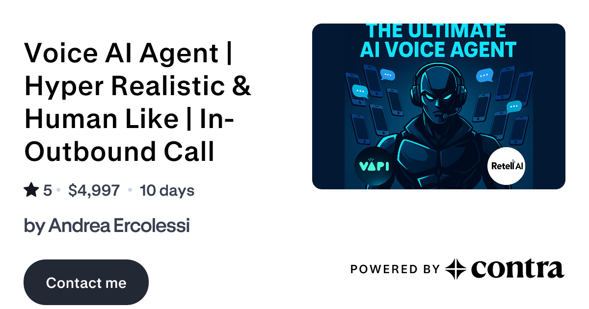 Voice AI Agent | Hyper Realistic & Human Like | In-Outbound Call by ...