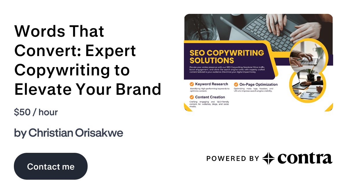 Words That Convert: Expert Copywriting to Elevate Your Brand by ...