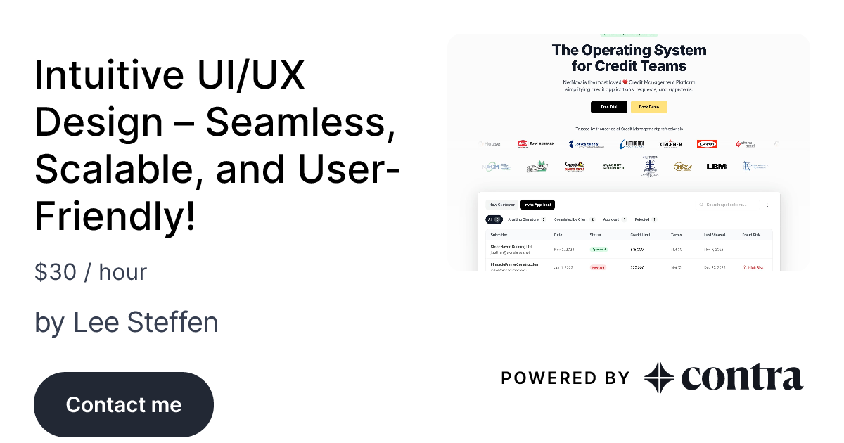Intuitive UI/UX Design – Seamless, Scalable, and User-Friendly! by Lee ...