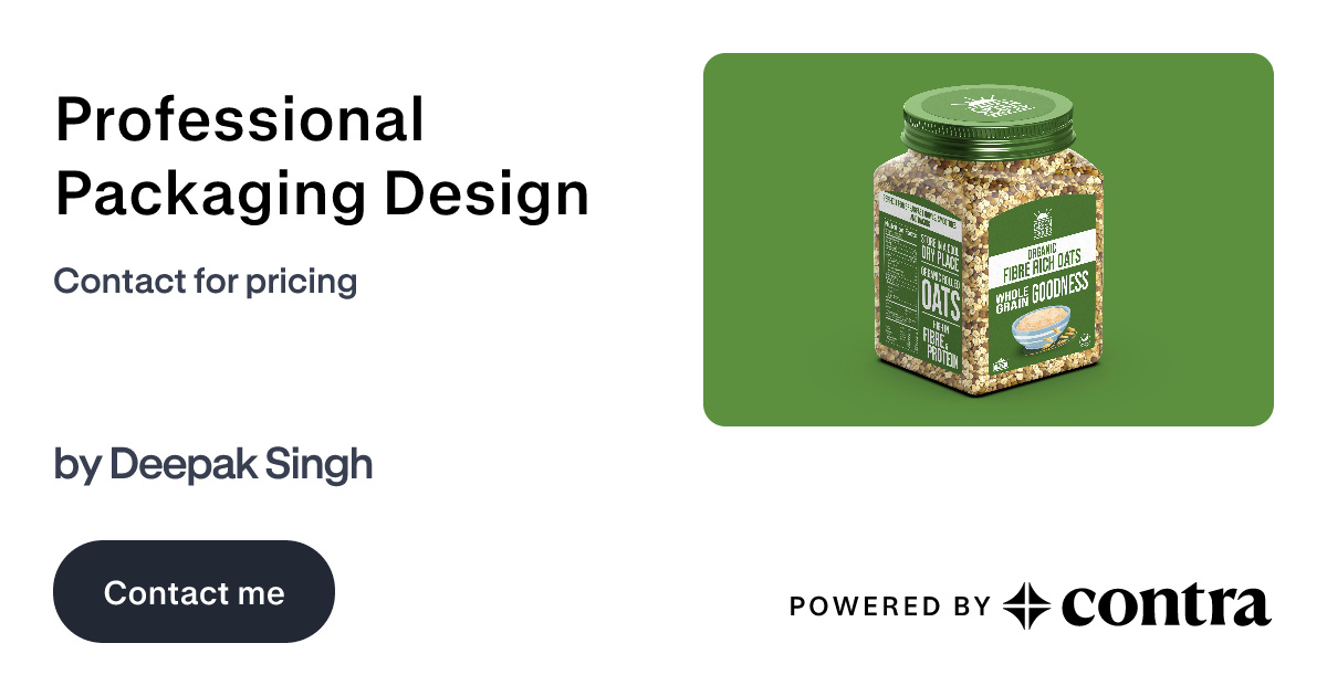 Professional Packaging Design by Deepak Singh