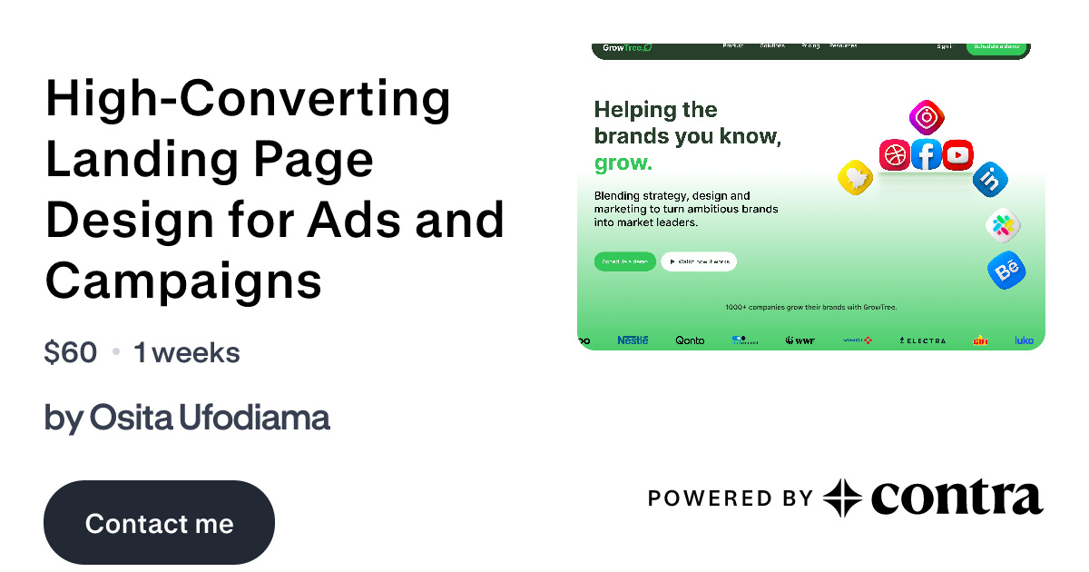 High Converting Landing Page Design – HXYIMD