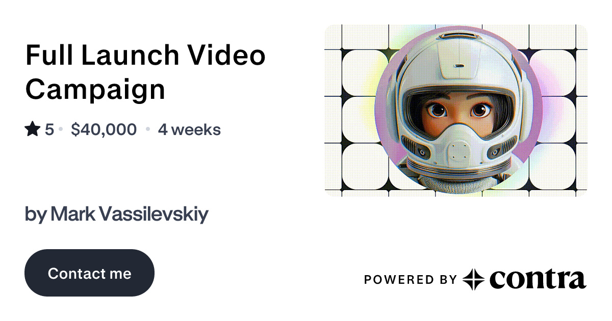 Full Launch Video Campaign by Mark Vassilevskiy