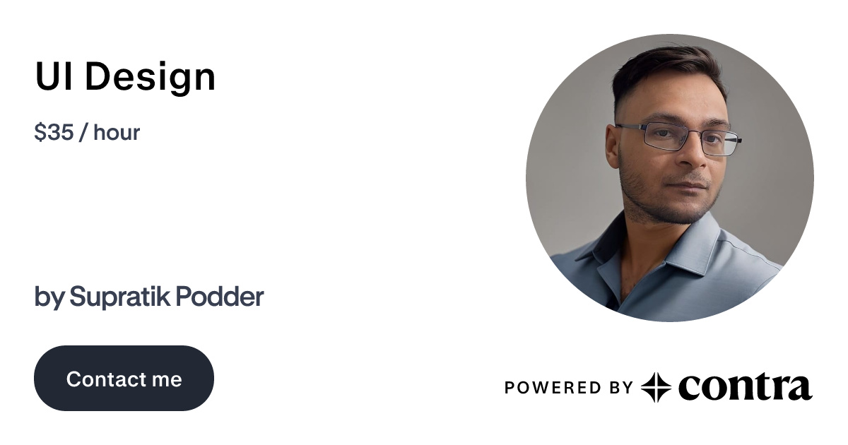 UI Design by Supratik Podder