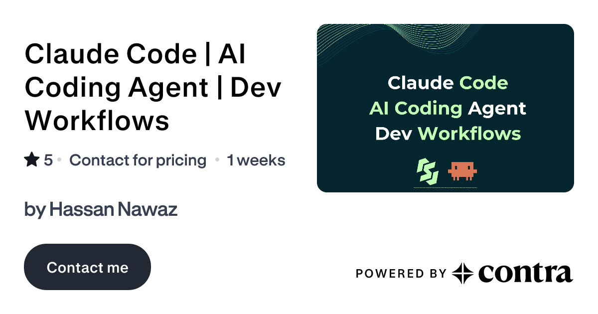 Claude Code | AI Coding Agent | Dev Workflows by Hassan Nawaz
