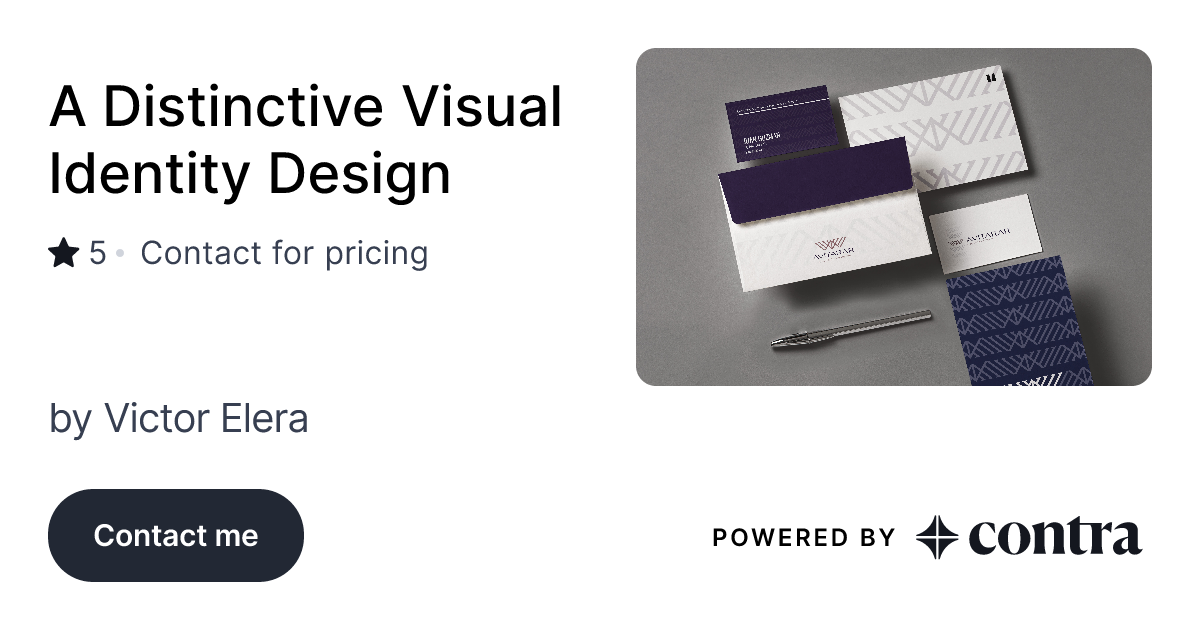 A Distinctive Visual Identity Design by Victor Elera