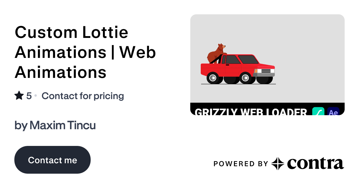 Custom Lottie Animations Web Animations By Maxim Tincu