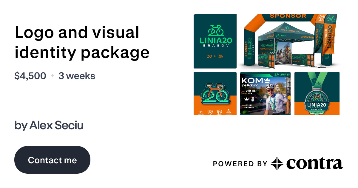 Logo and visual identity package by Alex Seciu