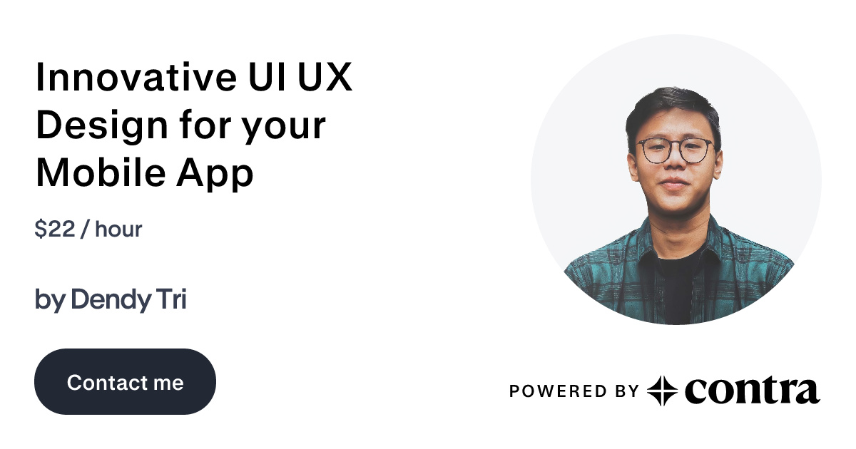 Innovative UI UX Design for your Mobile App by Dendy Tri