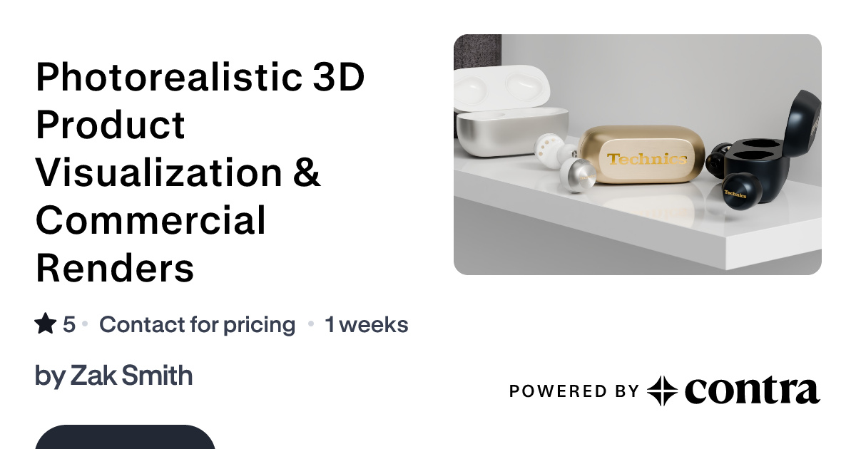 3D Product Renders, Models & Animations in Blender by Zak Smith