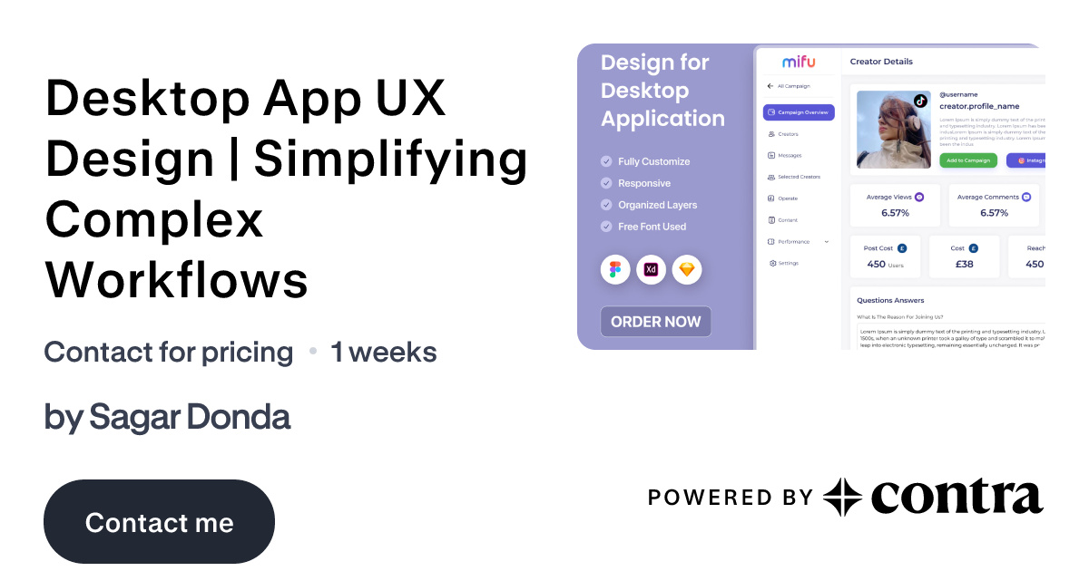 Desktop App UX Design | Simplifying Complex Workflows by Sagar Donda