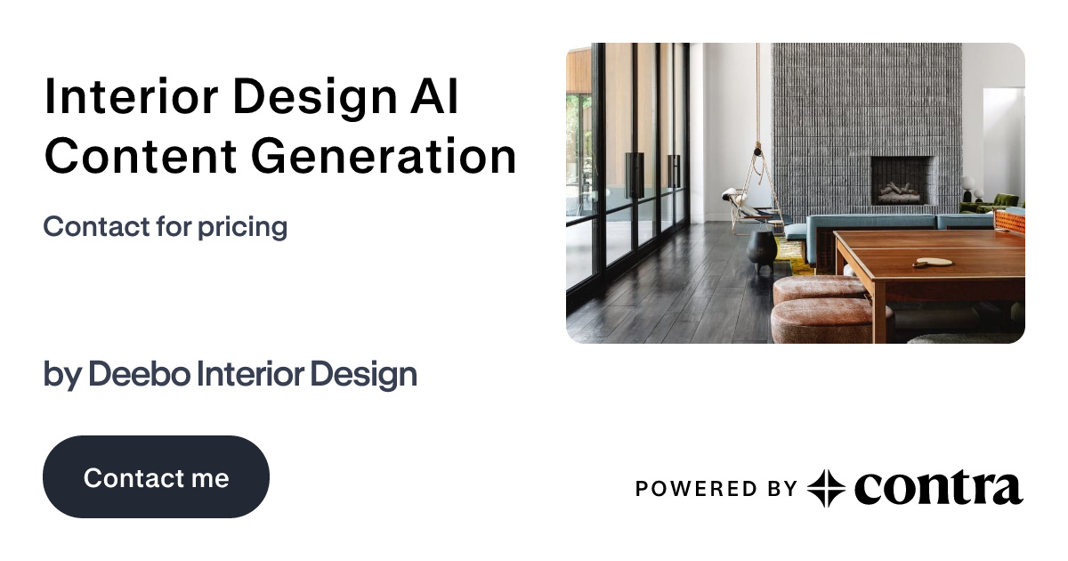 Interior Design AI Content Generation by Deebo Interior Design