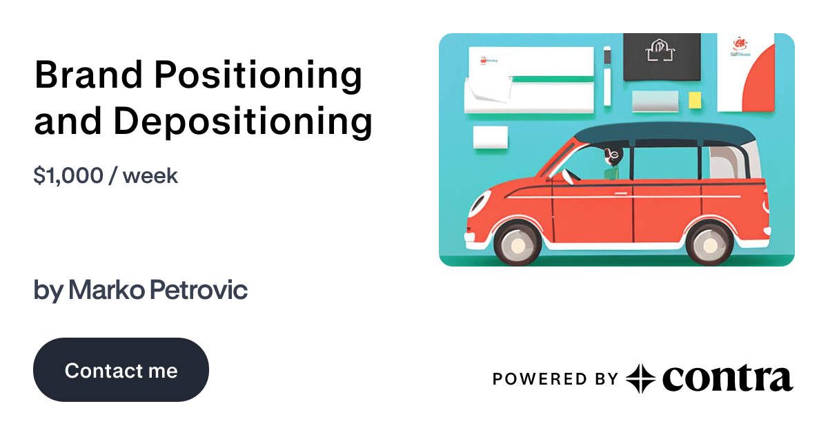 Brand Positioning and Depositioning by Marko Petrovic