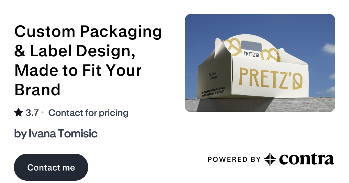 Custom Packaging & Label Design, Made to Fit Your Brand by Ivana Tomisic
