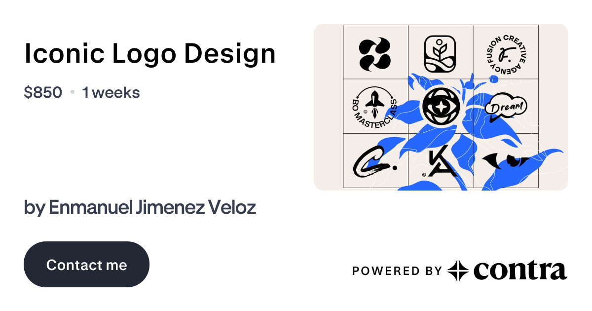 Iconic Logo Design by Enmanuel Jimenez Veloz