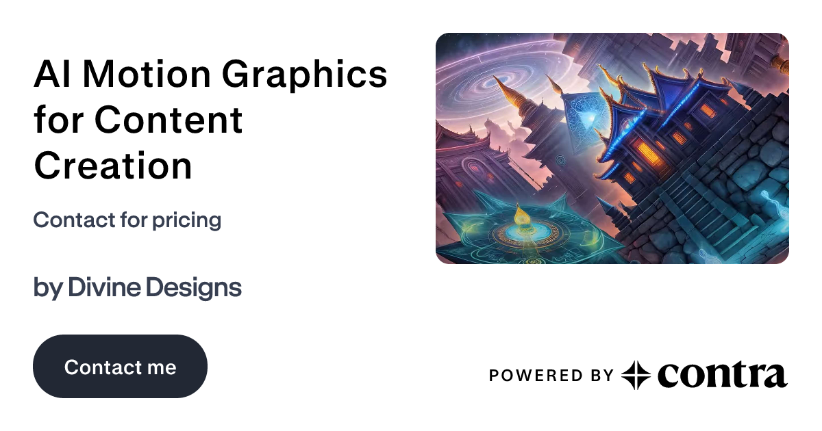 AI Motion Graphics for Content Creation by Asher Sun