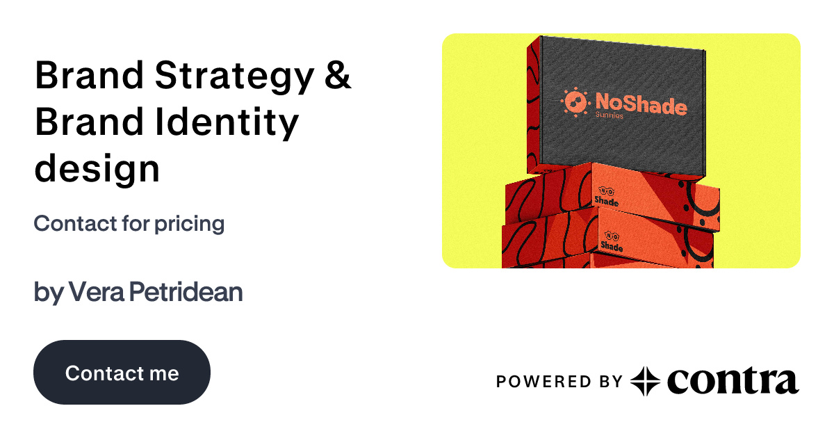 Brand Strategy & Brand Identity design by Vera Petridean