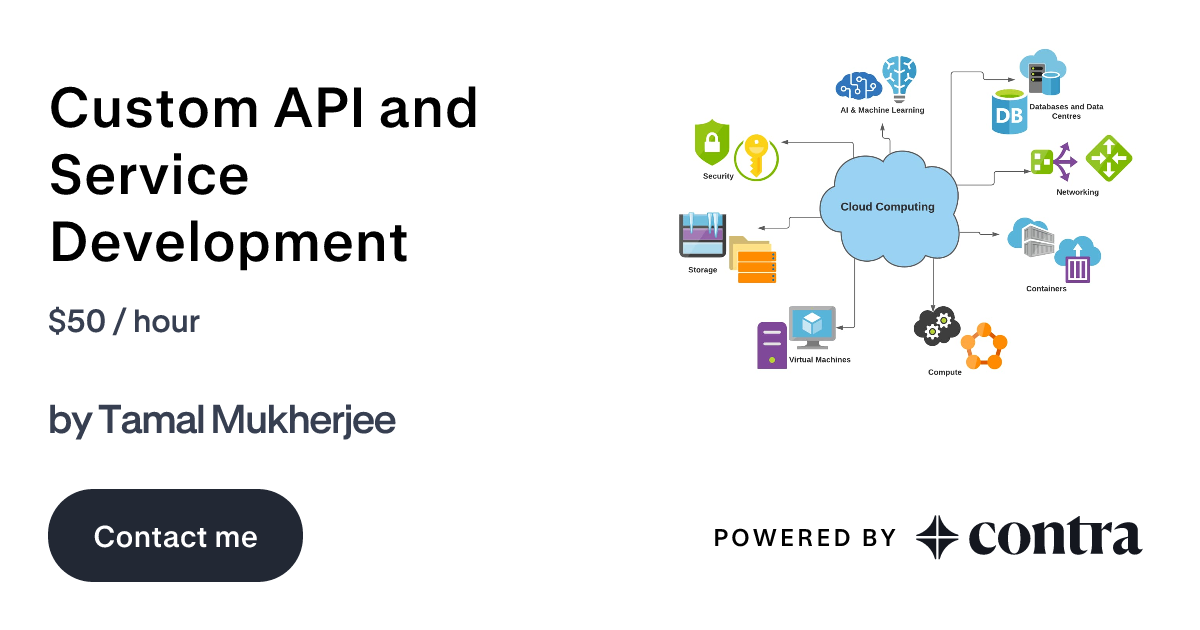 Custom API and Service Development by Tamal Mukherjee