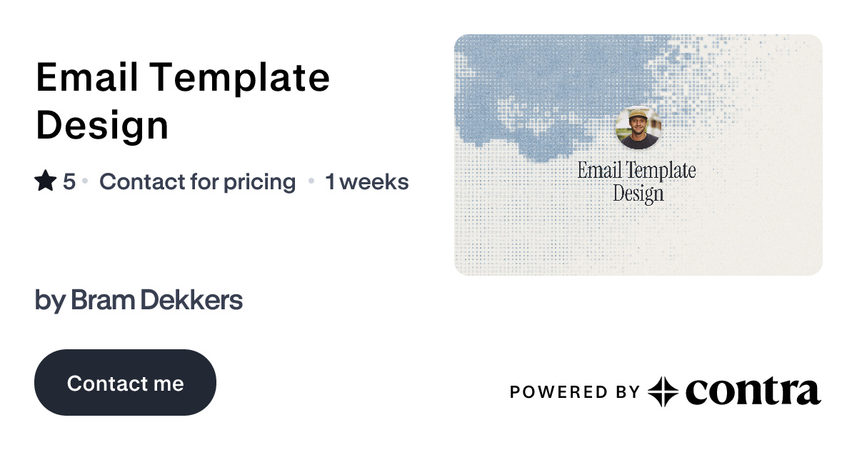Email Template Design by Bram Dekkers