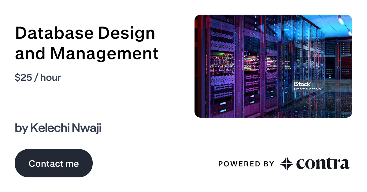 Database Design and Management by Kelechi Nwaji