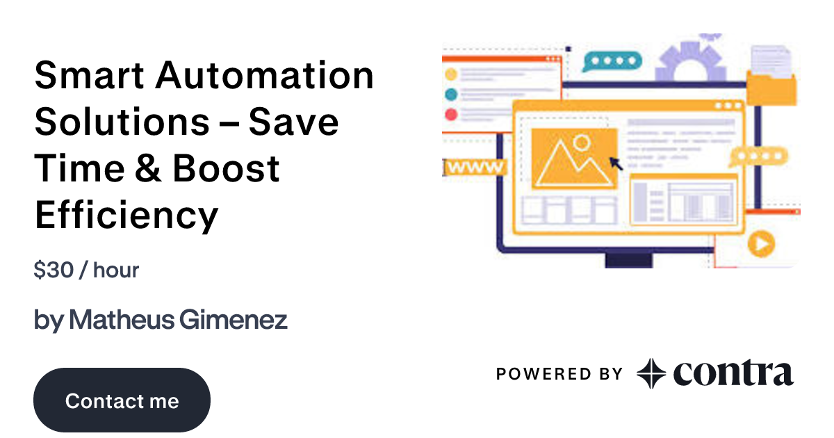 Smart Automation Solutions – Save Time & Boost Efficiency by Matheus ...