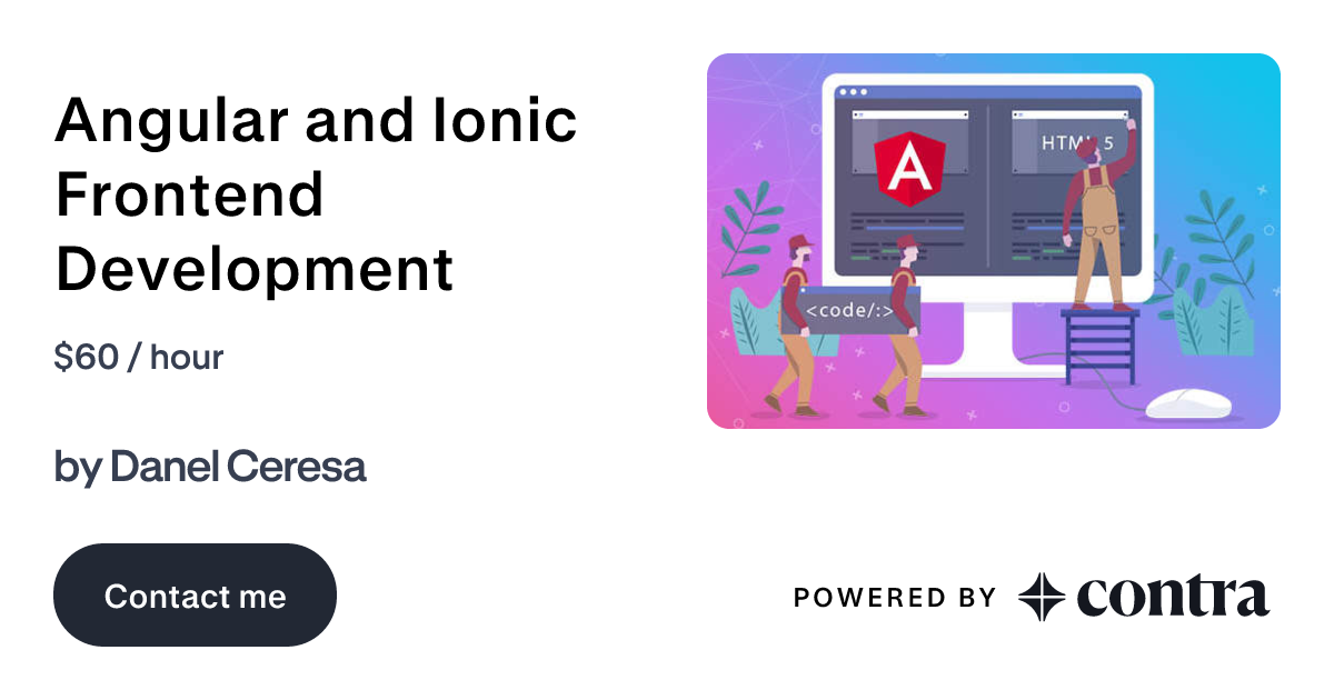 Angular and Ionic Frontend Development by Danel Ceresa