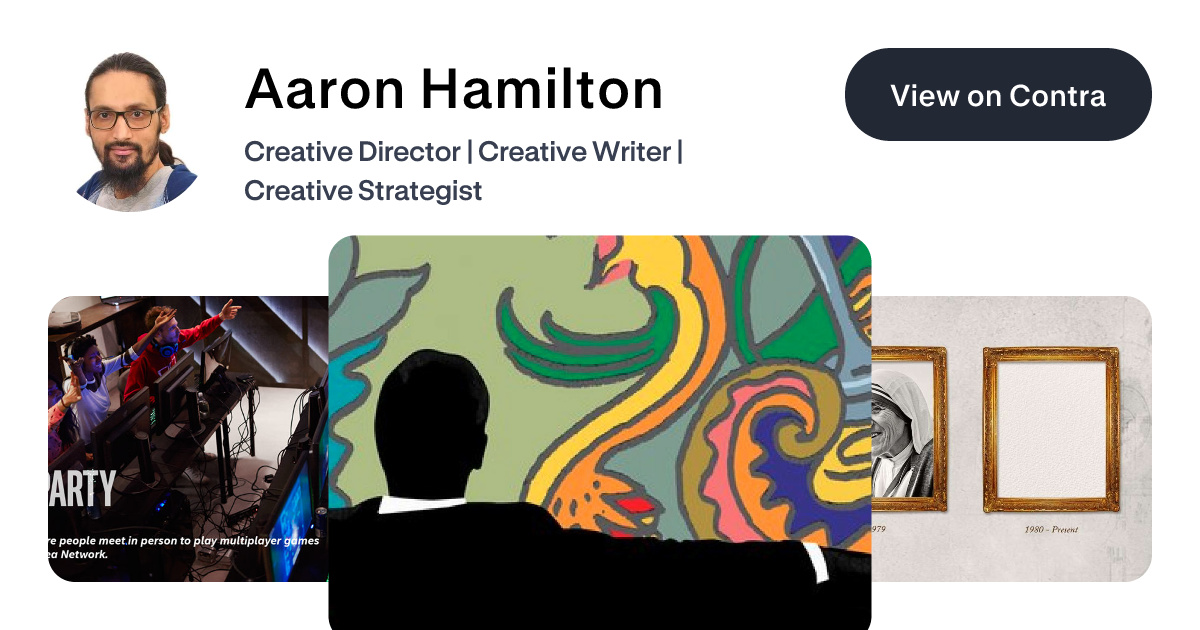 Aaron Hamilton - Art Director | Contra