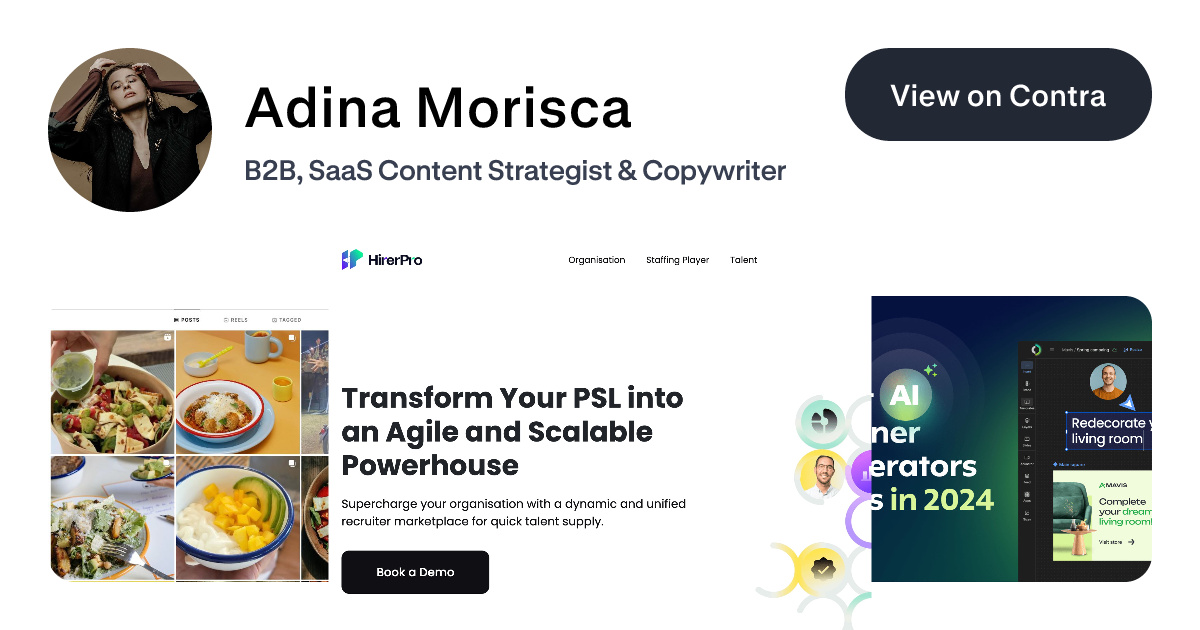 About Adina Morisca | Contra