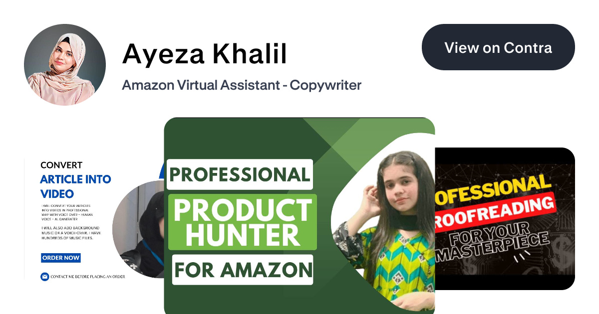 Ayeza Khalil's Work | Contra