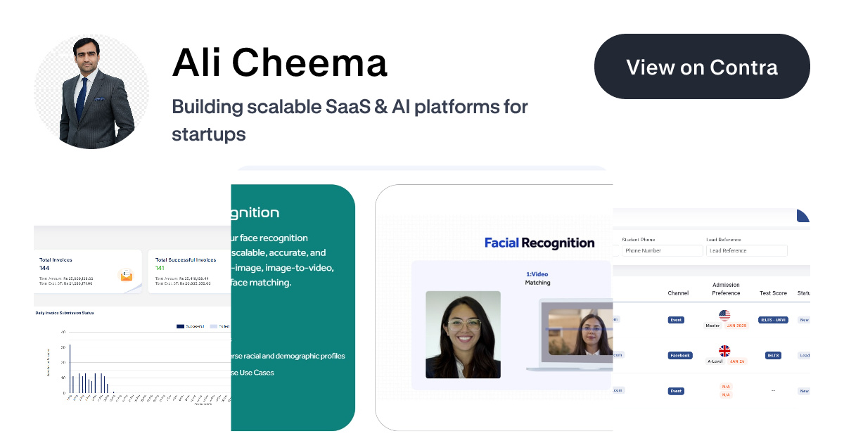 Ali Cheema - Product Manager | Contra