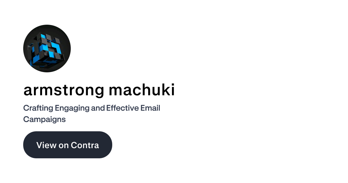 armstrong machuki on Contra