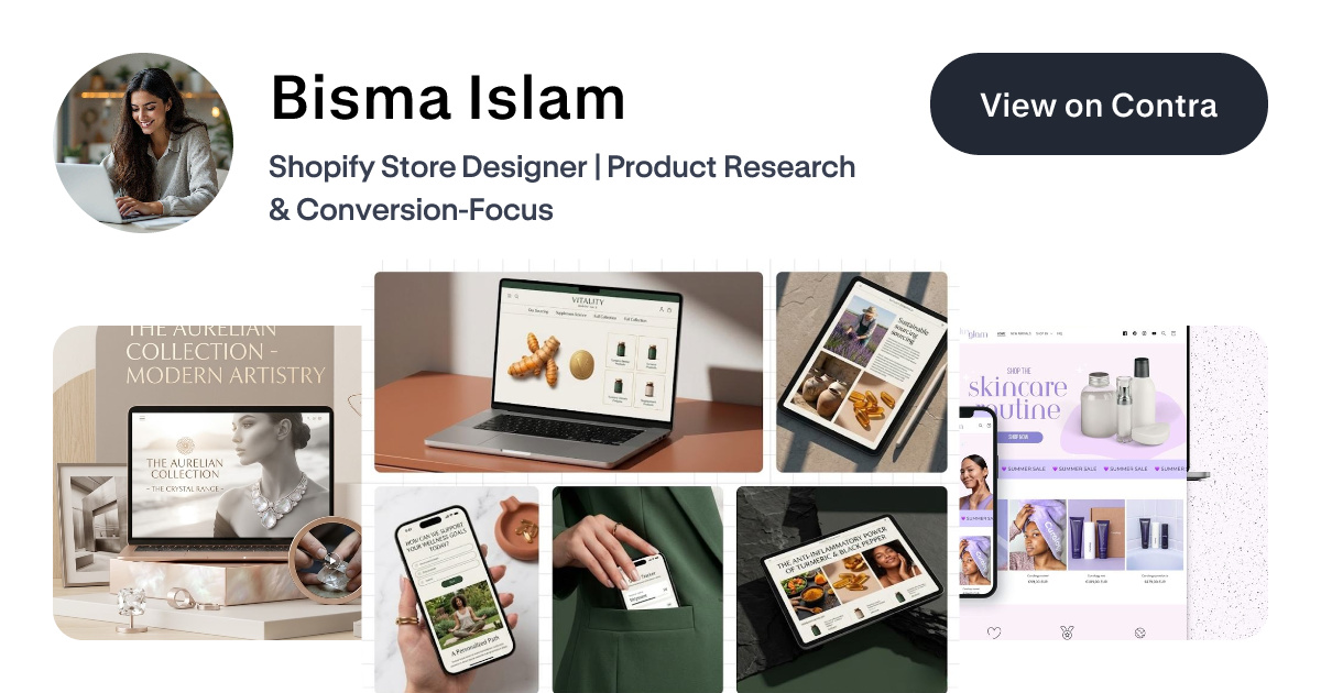 Bisma Islam's Work | Contra