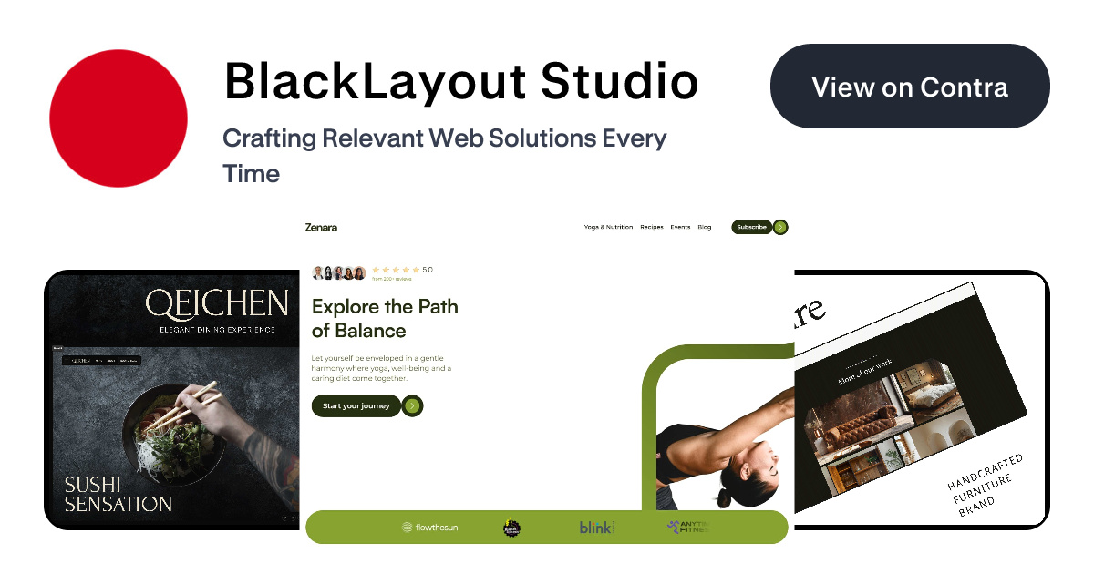 BlackLayout Studio - Brand Designer | Contra