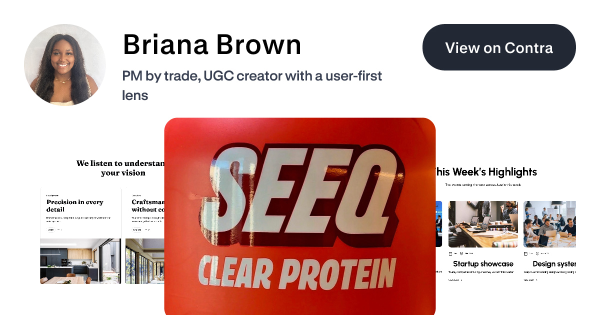 Briana Brown's Work | Contra