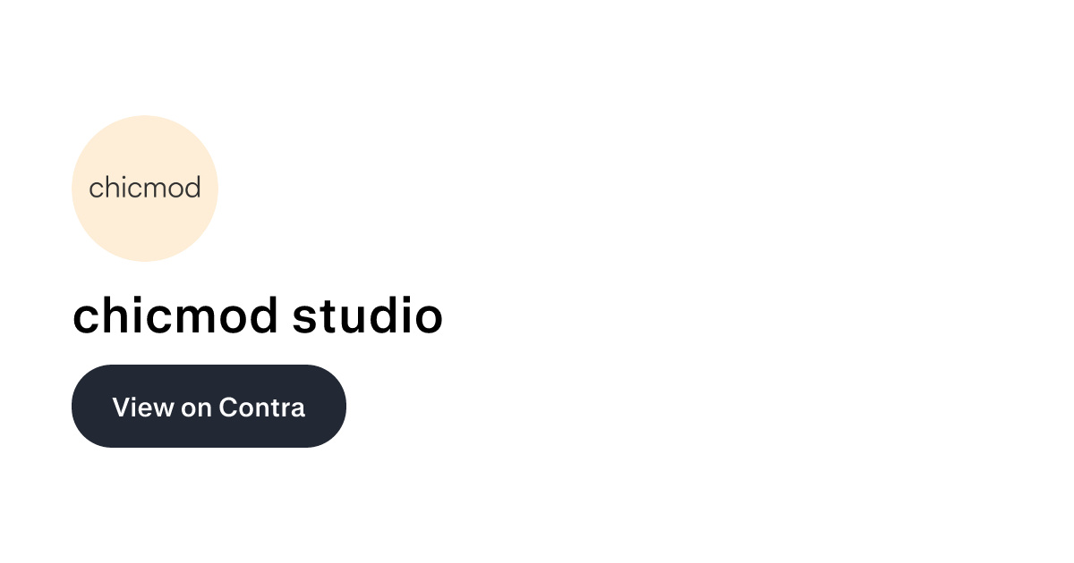 chicmod studio - Modern Arhitecture Studio | Contra