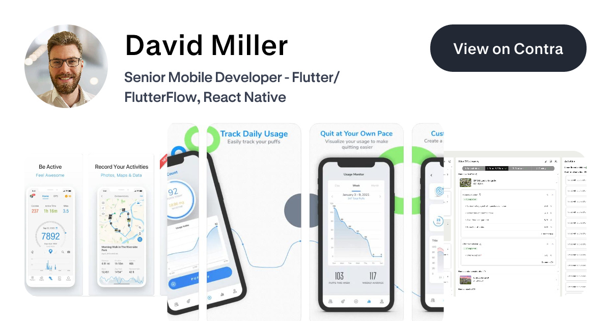 David Miller - Flutter Developer | Contra