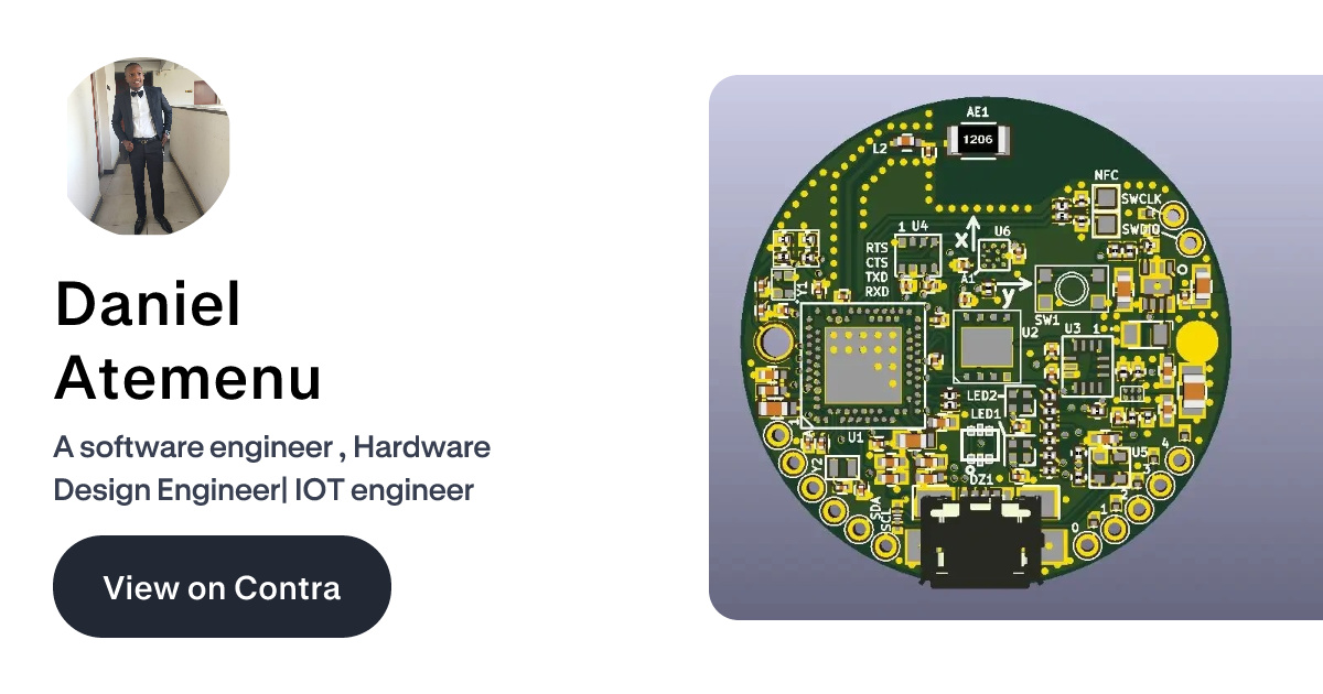 Daniel Atemenu - A software engineer , Hardware Design Engineer| IOT ...