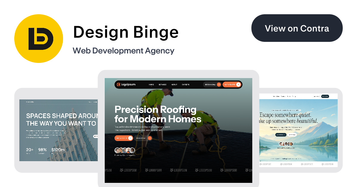 Design Binge's Work | Contra