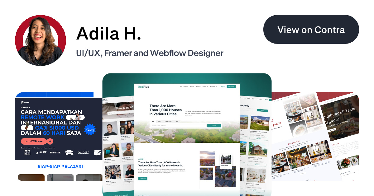 Adila H.'s Work | Contra