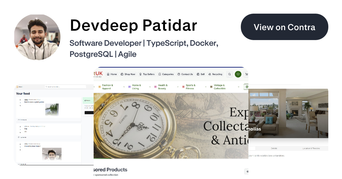 Devdeep Patidar - Backend Engineer | Contra