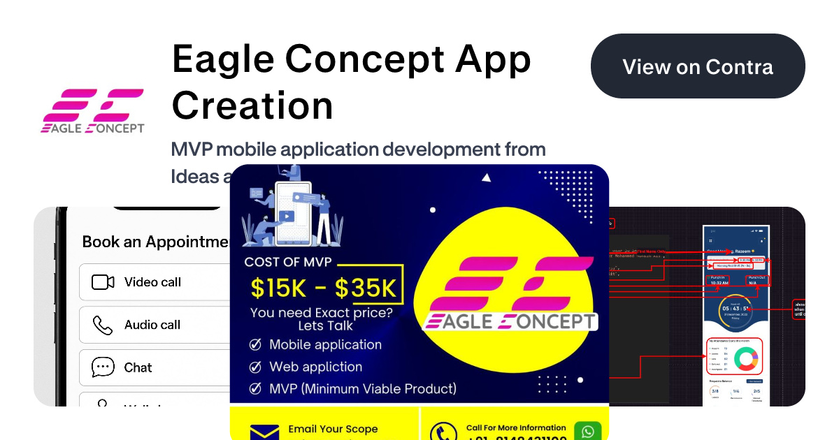 Eagle Concept App Creation - Flutter Developer | Contra