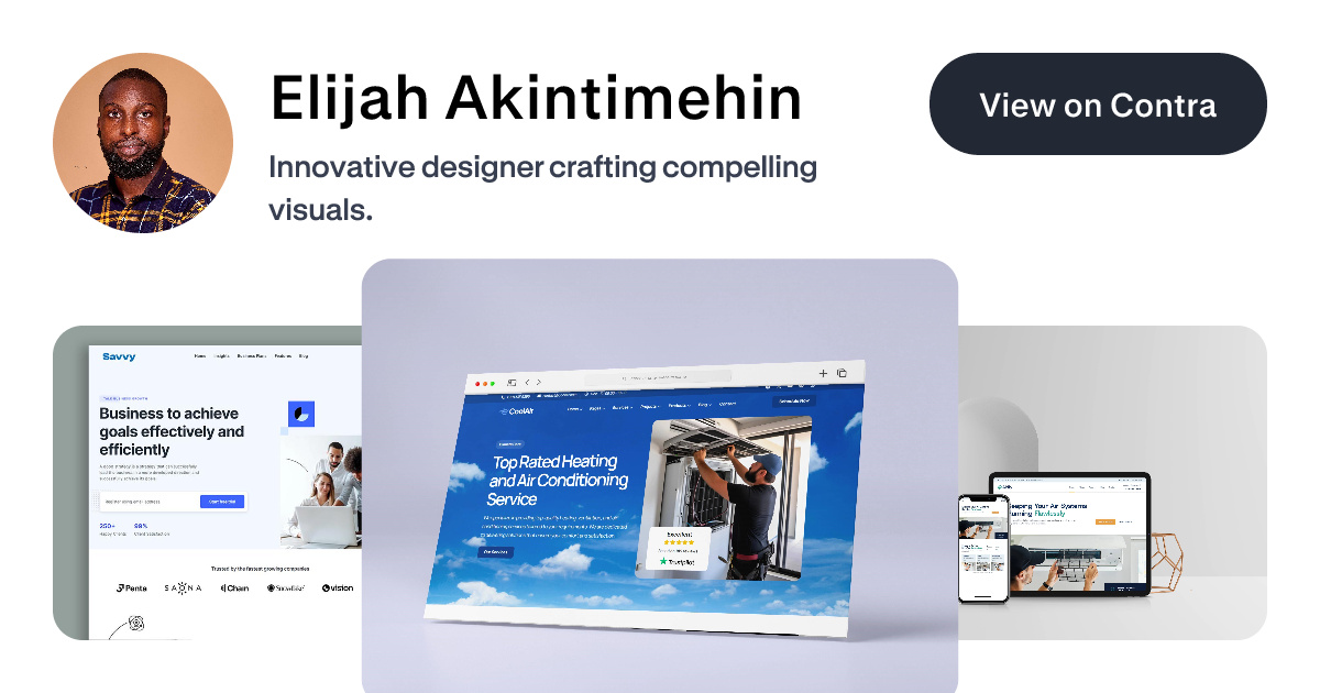 Elijah Akintimehin's Work | Contra