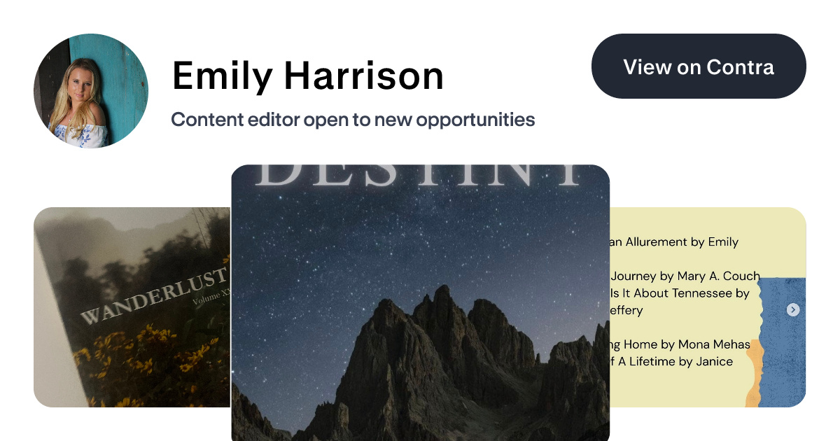 Emily Harrison's Work | Contra